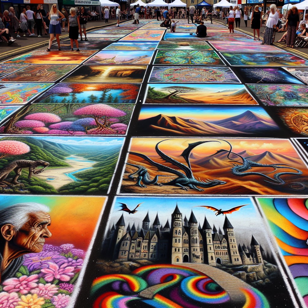 examples of chalk art themes
