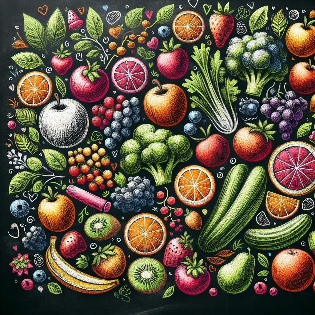 fruits and vegetables theme