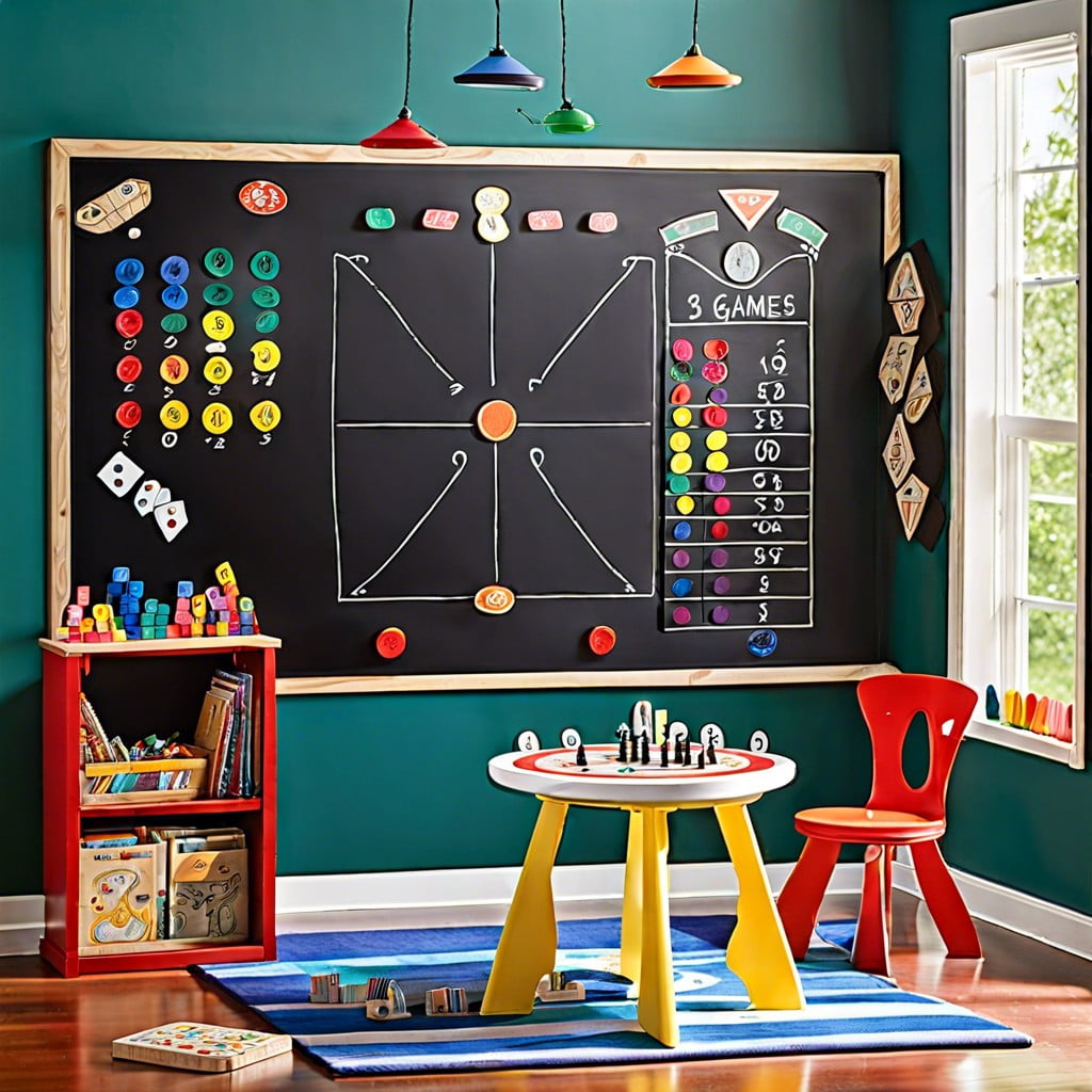 game night scoreboard keep score for family game nights