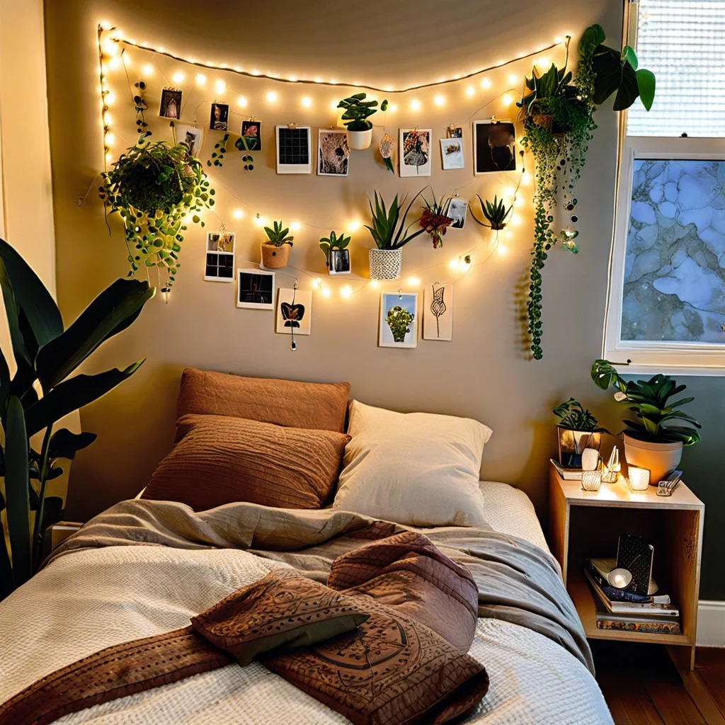 gridwall headboard idea for creative bedrooms