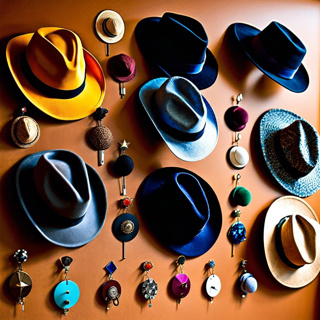 hat pin collections display