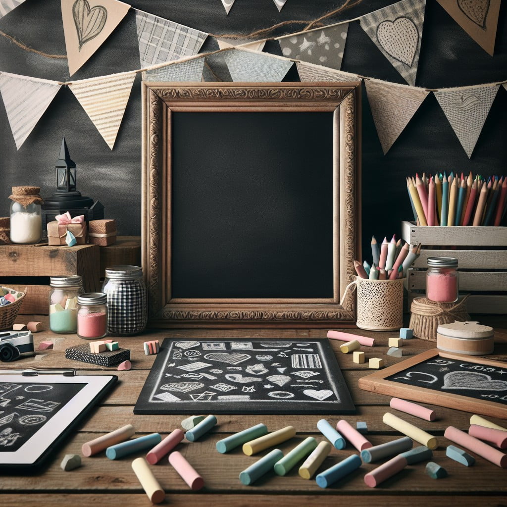 hosting a chalkboard themed party