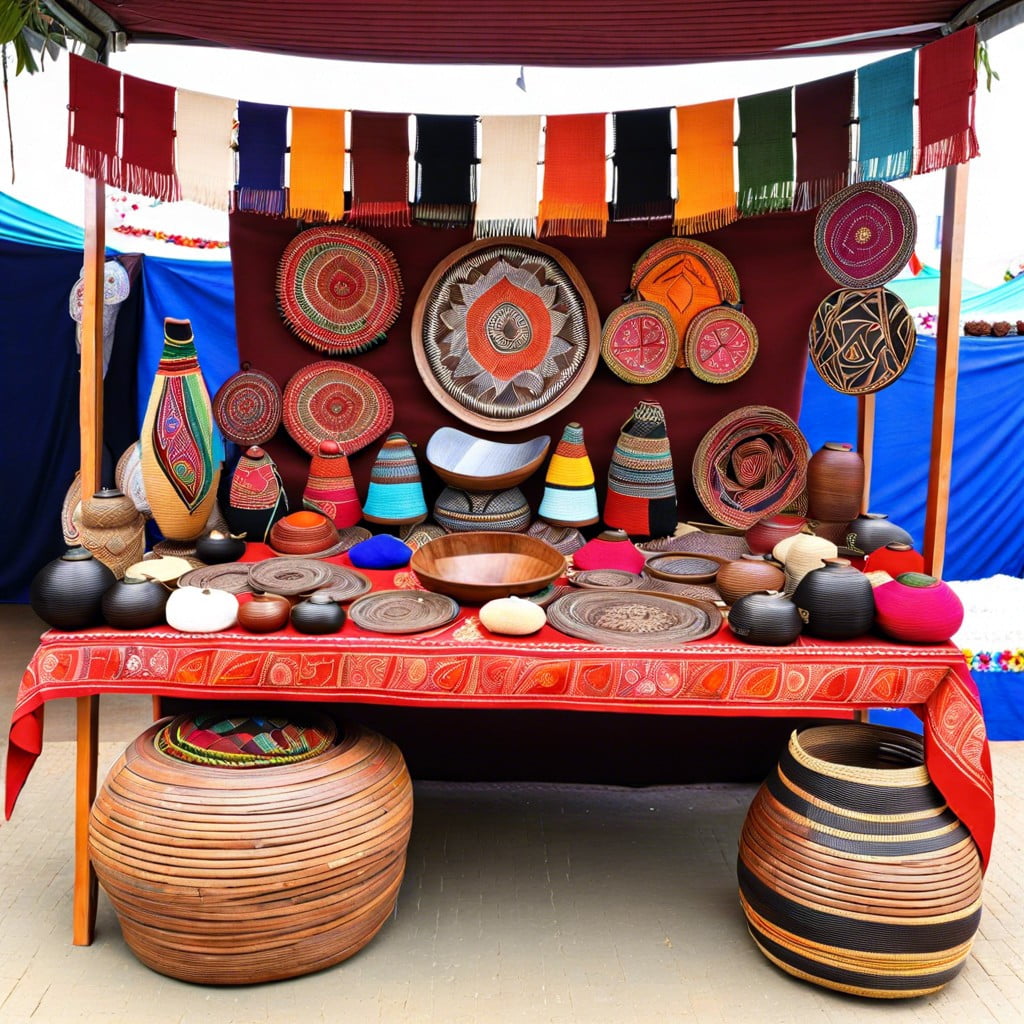 incorporating local culture into craft stall display