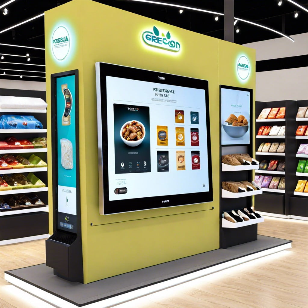 interactive touch screens for product exploration