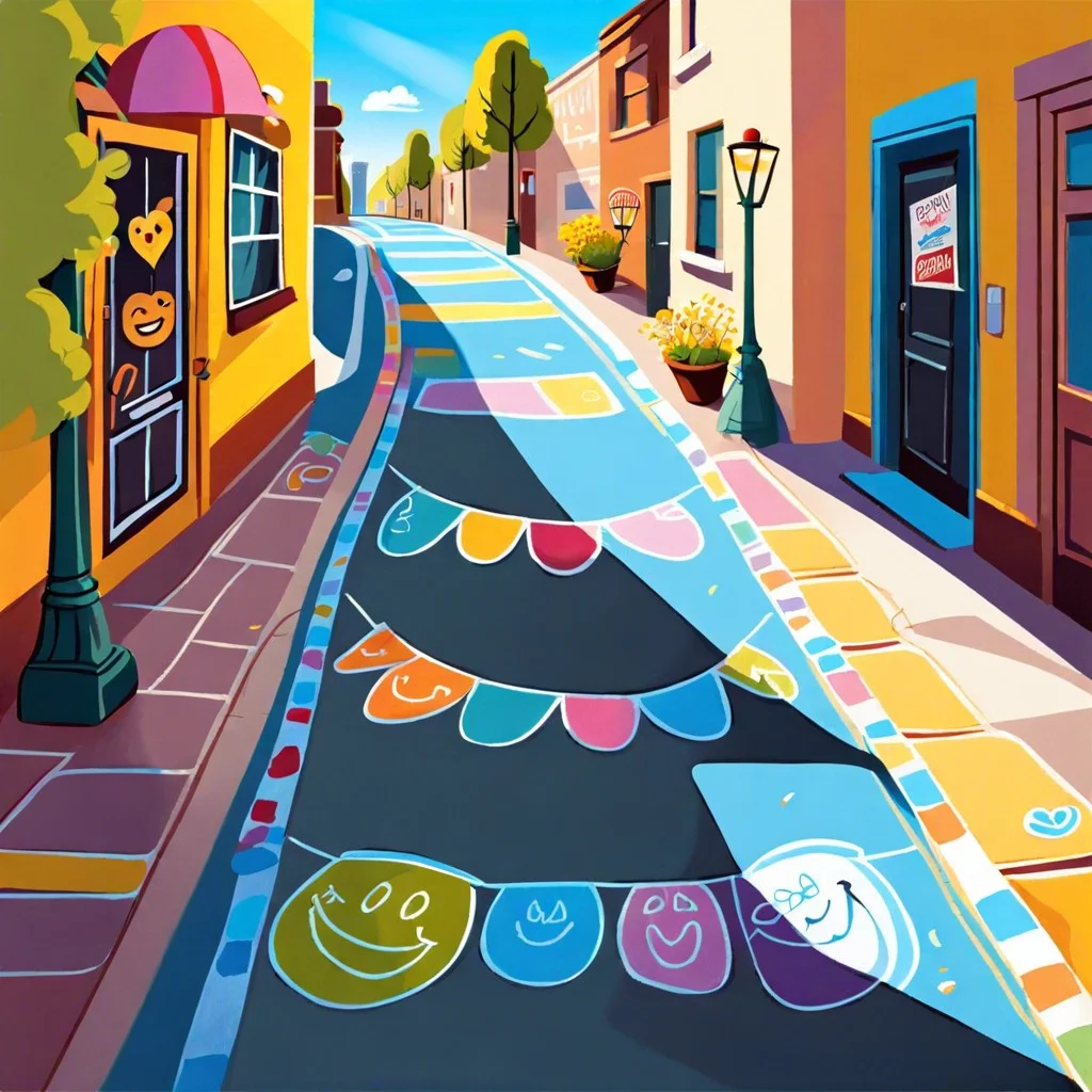 laughter is sunshine on the pavement