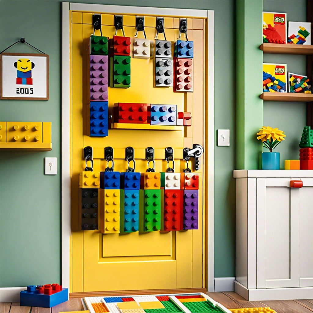 lego door hanger storage and display