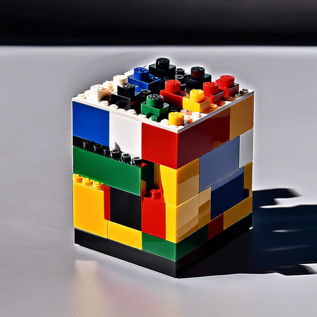 lego shadow cube for 3d constructions