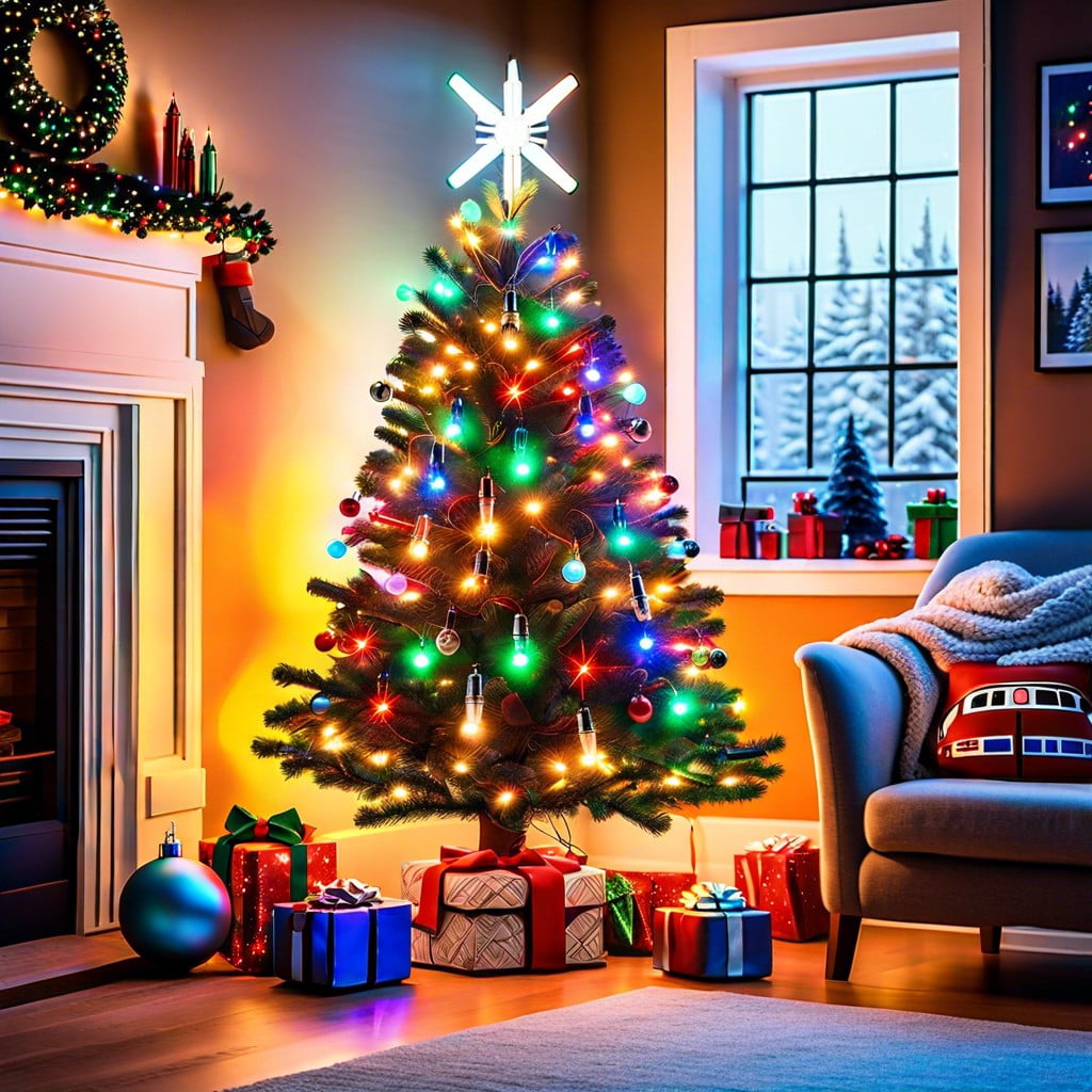 lightsaber themed christmas tree decorations