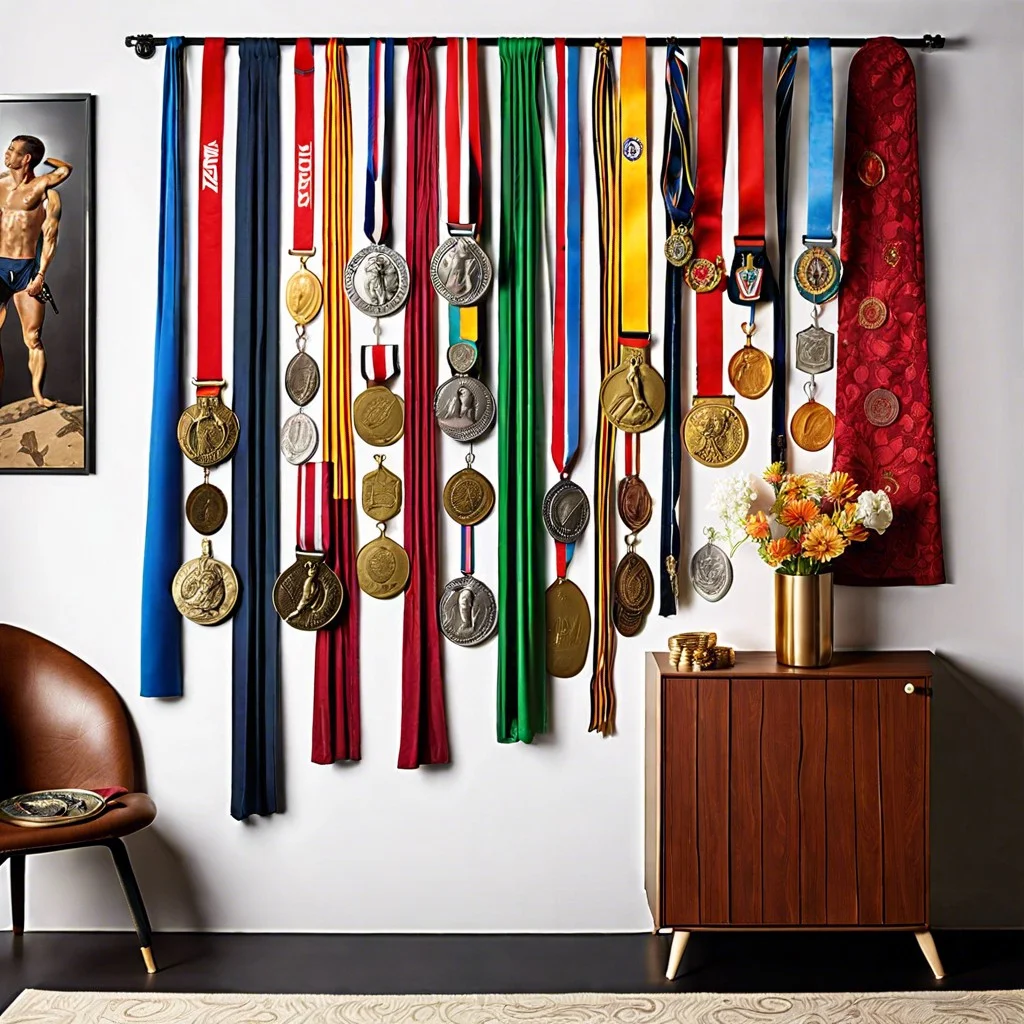 medal curtaincloak room divider