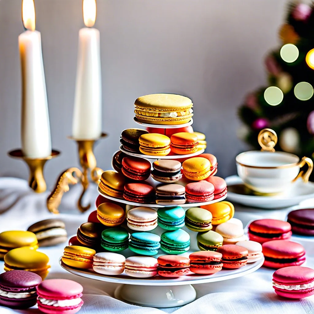 miniature macaron display