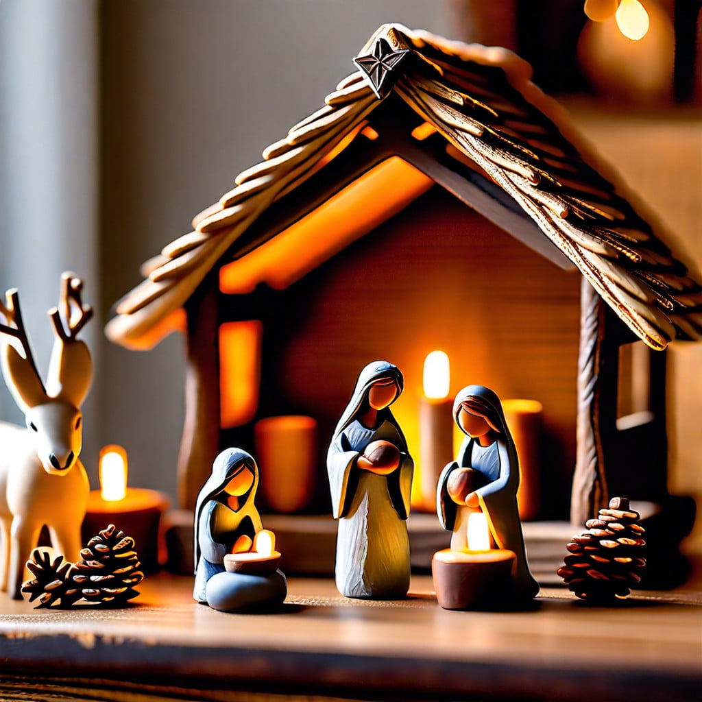 miniature willow tree nativity ornaments