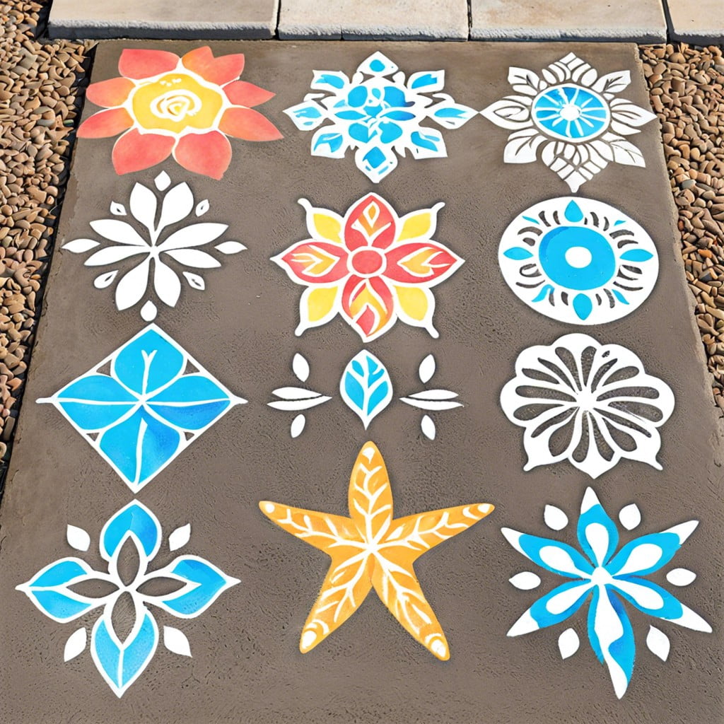 motif and pattern based stencils