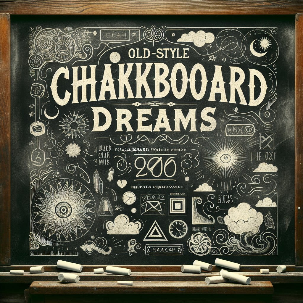 old style chalkboard dreams typeface otf