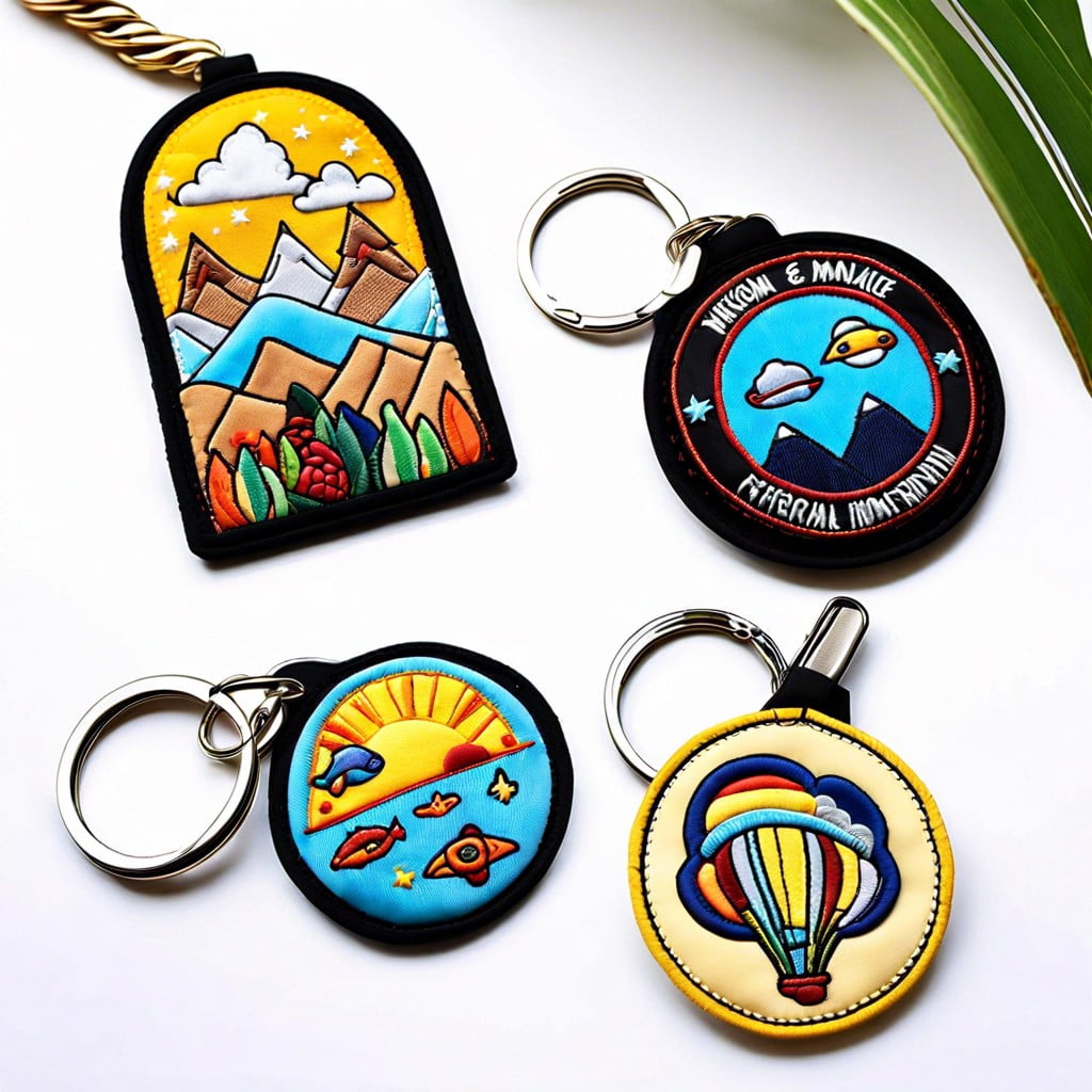 patched keychains for daily inspiration