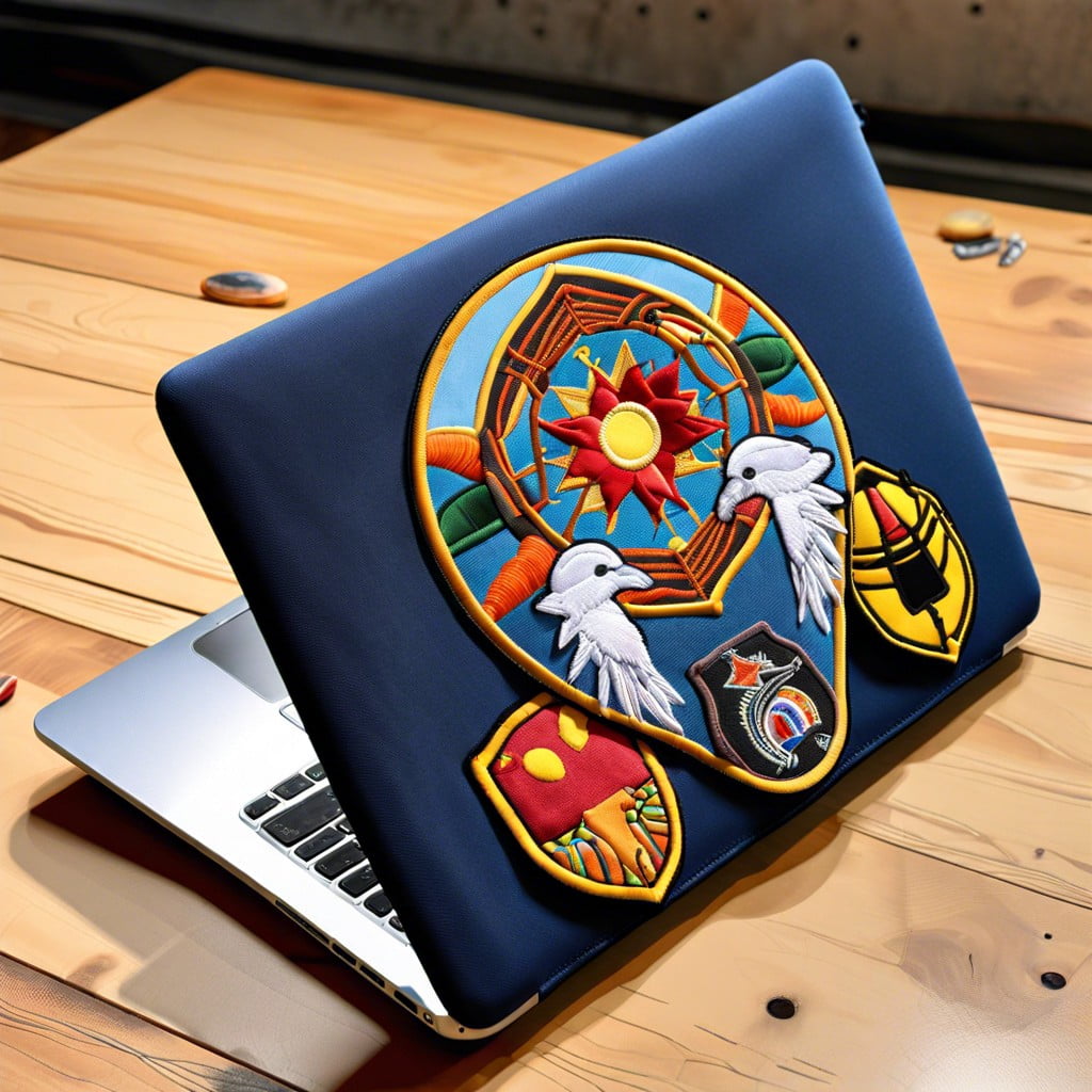 patched laptop and tablet covers