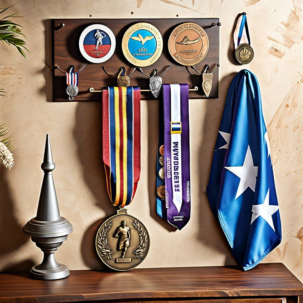 personalized medal hanger