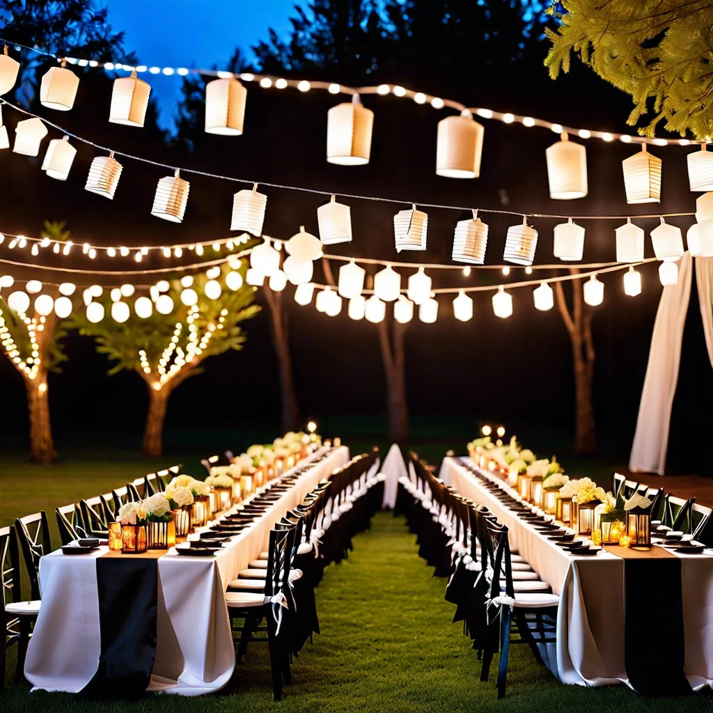 photo lanterns for evening gatherings