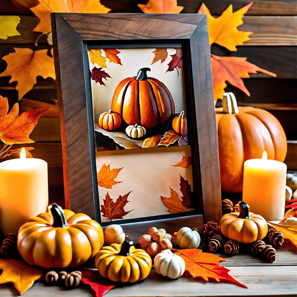 pumpkin photo frame