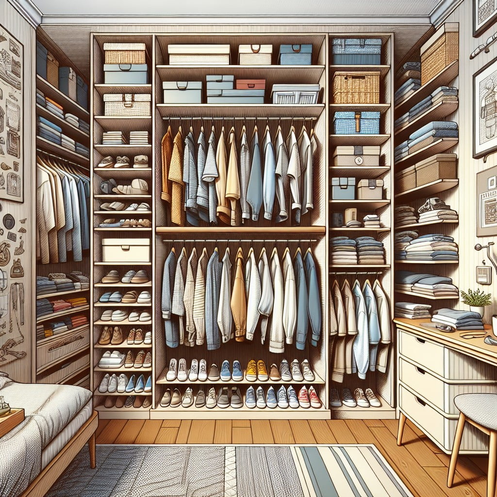 reach in closets maximizing space