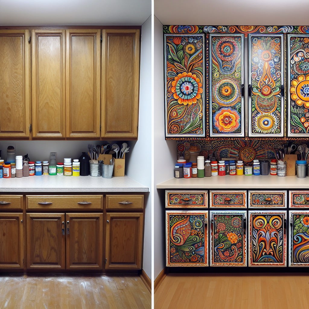 revive your kitchen cabinets with folkart chalk paint