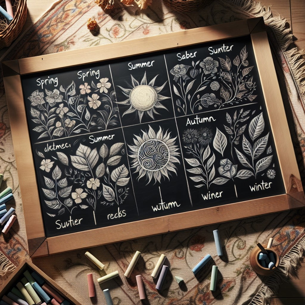 seasonal diy chalkboard art