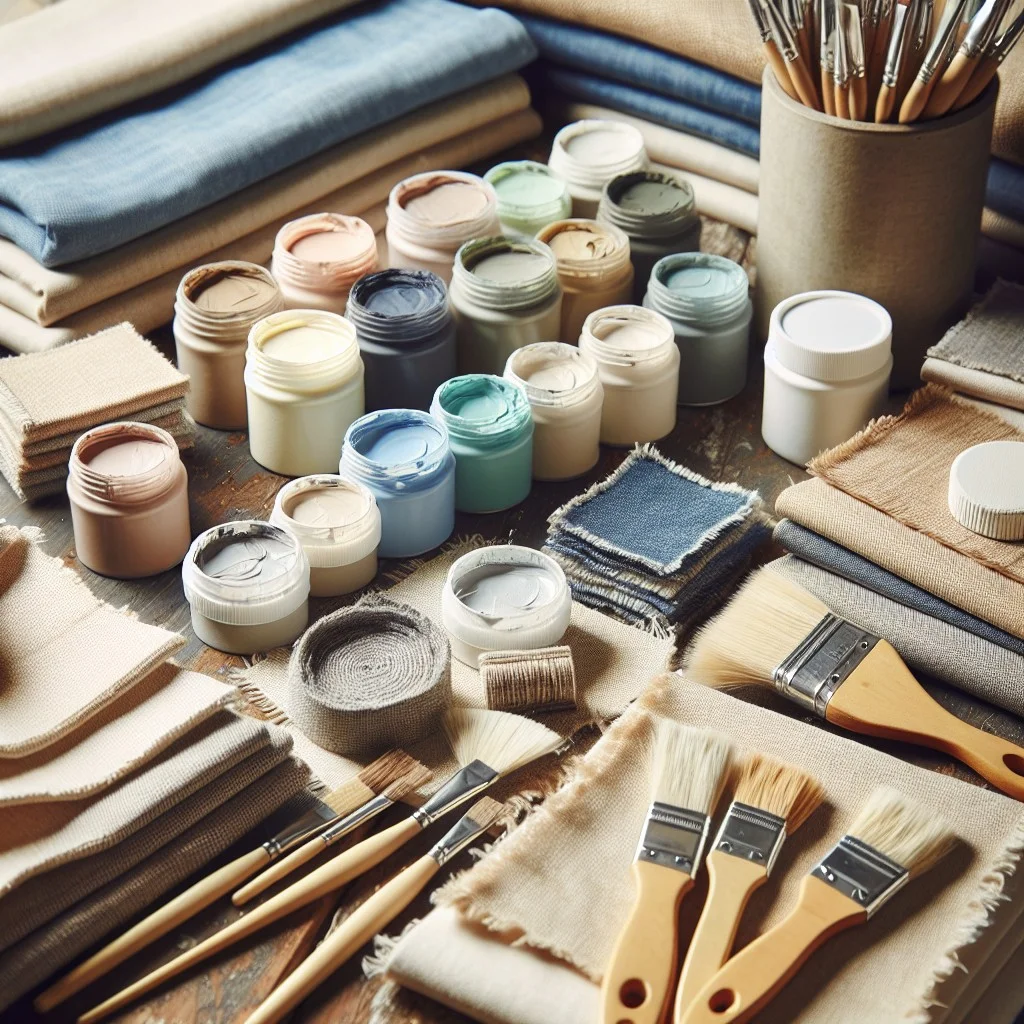selection of fabric