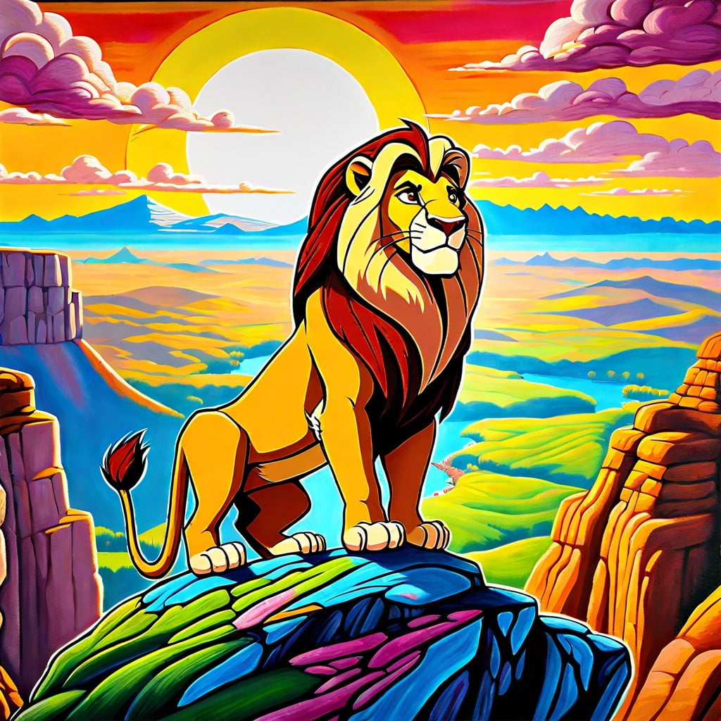simba from the lion king – pride lands