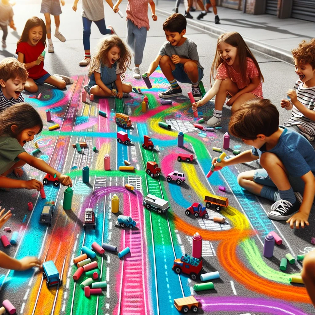 spray on kid sized vehicle tracks