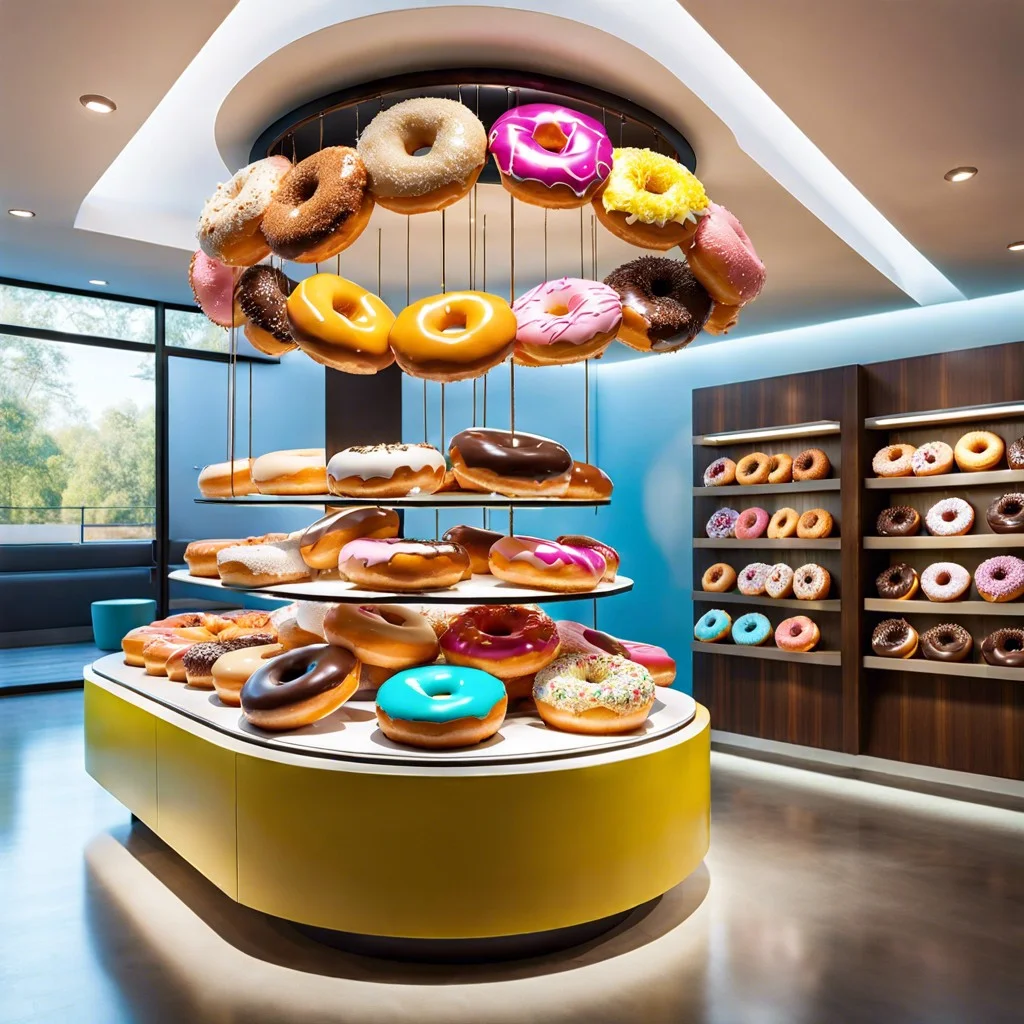 suspended donut chains