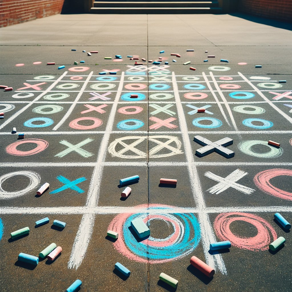 tic tac toe a classic game but in a larger version