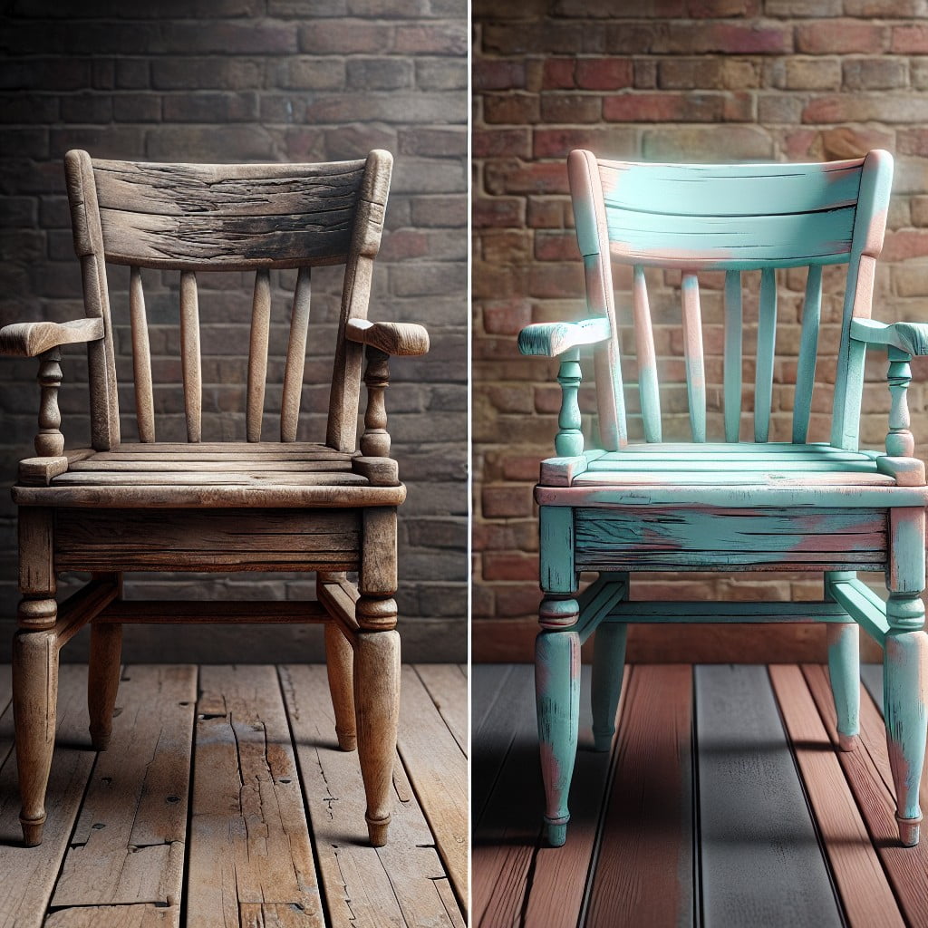 transforming old items with rust oleum chalk paint