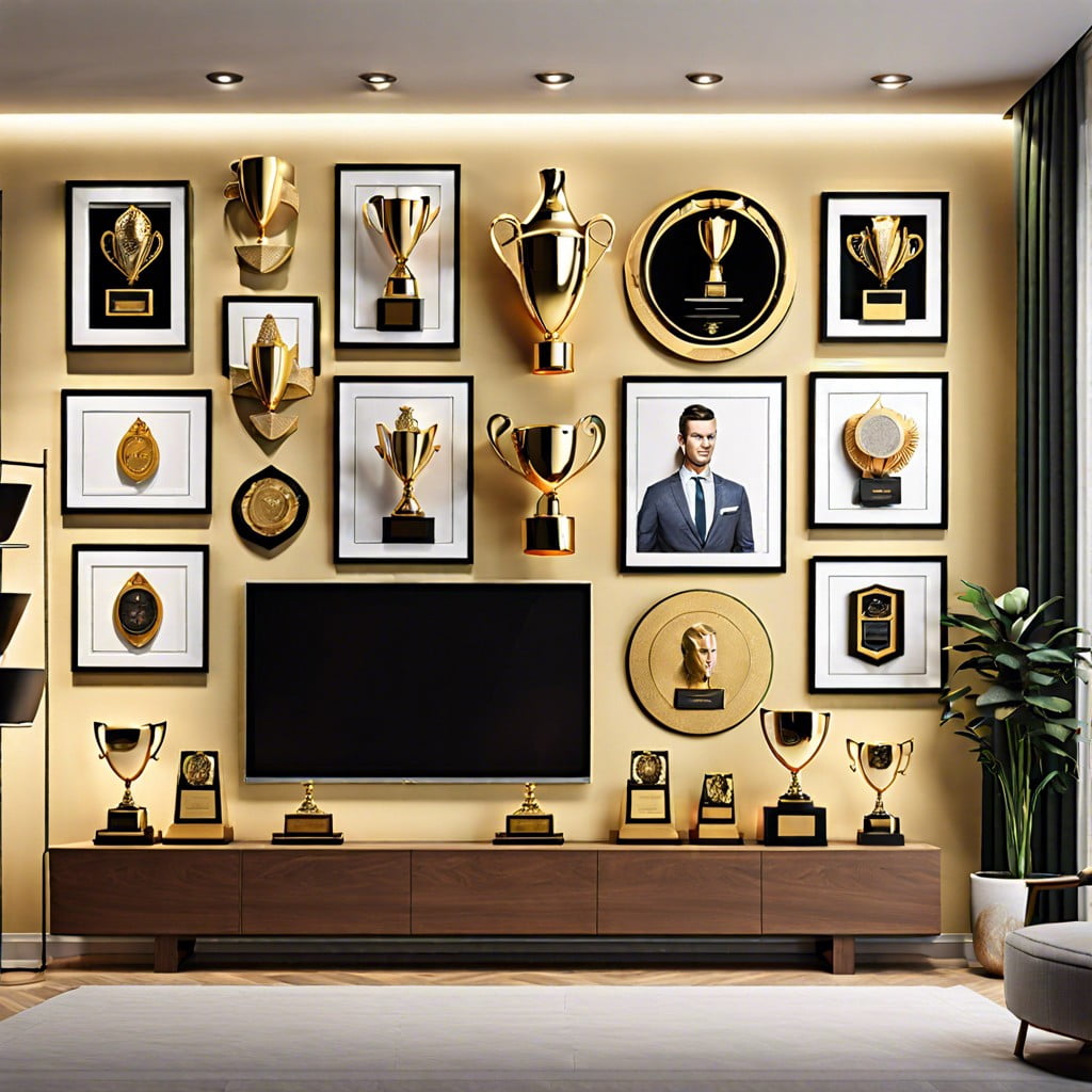trophy display partition wall