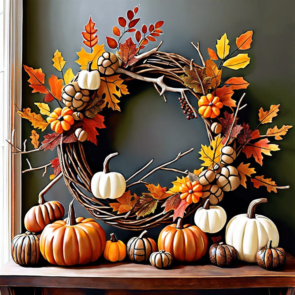 twig and branch decor for fall