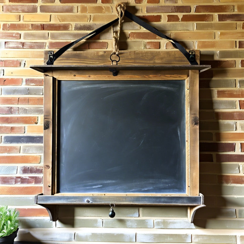 upcycle old window frames into chalkboards