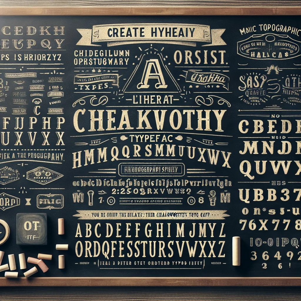 vintage chalkworthy typeface otf
