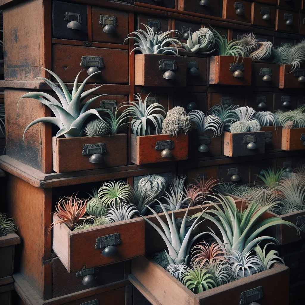 vintage drawer stacks