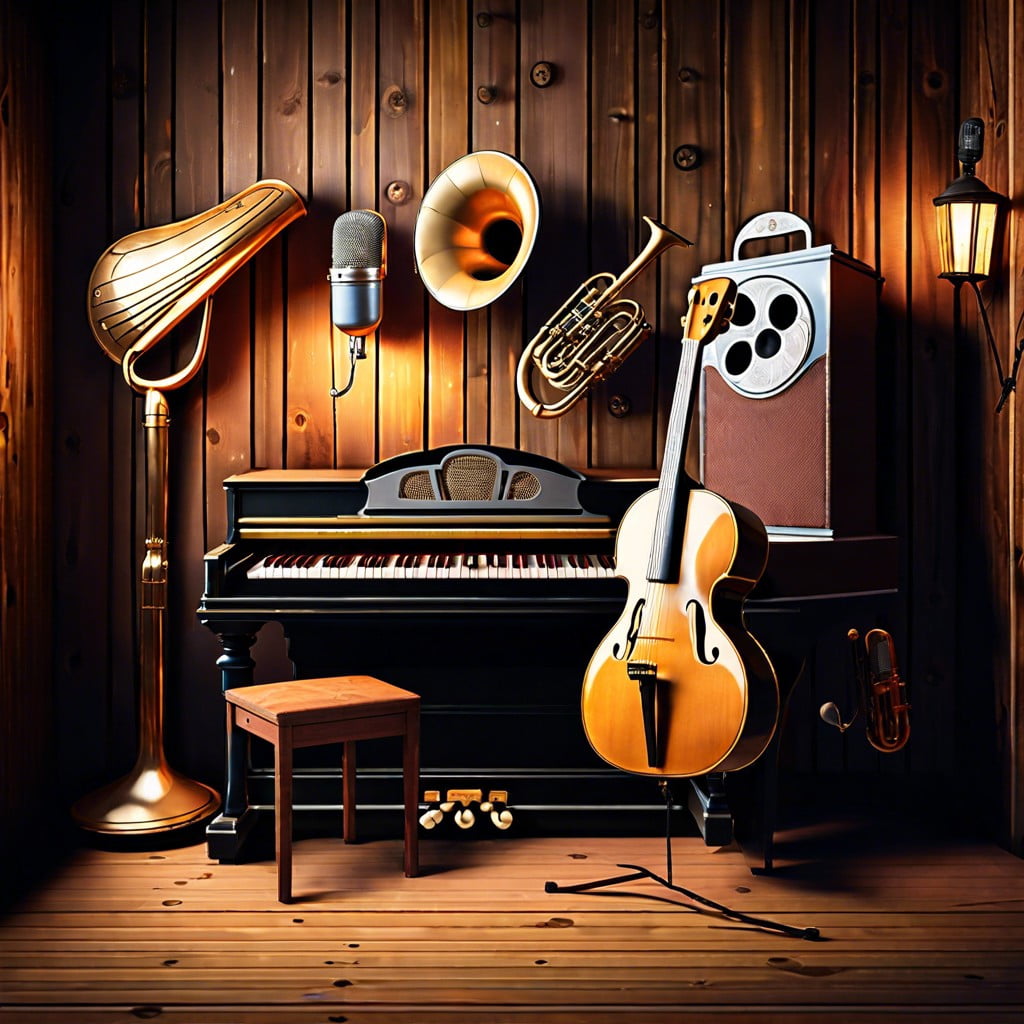 vintage music instruments corner