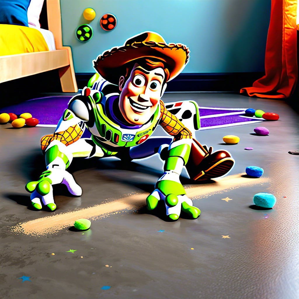 woody and buzz lightyear – andys room