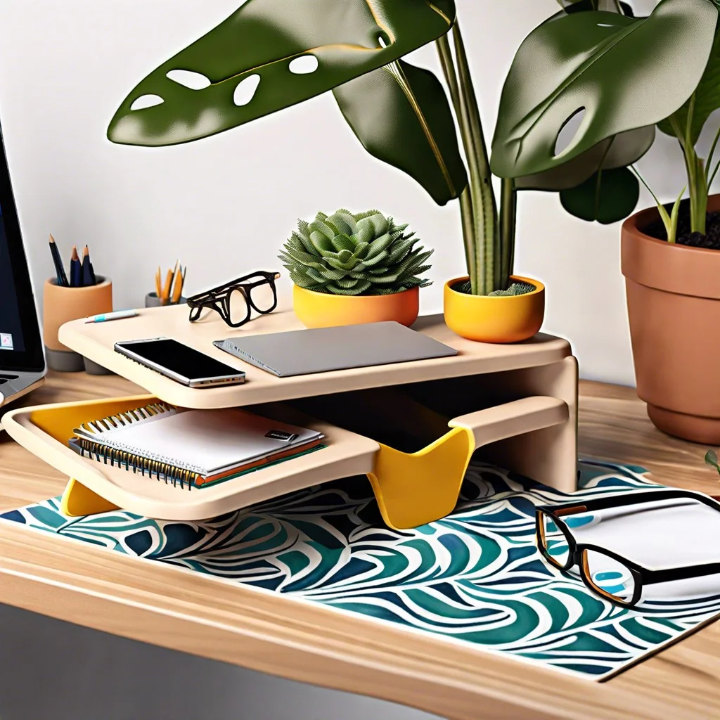 add an ergonomic footrest with a fun design