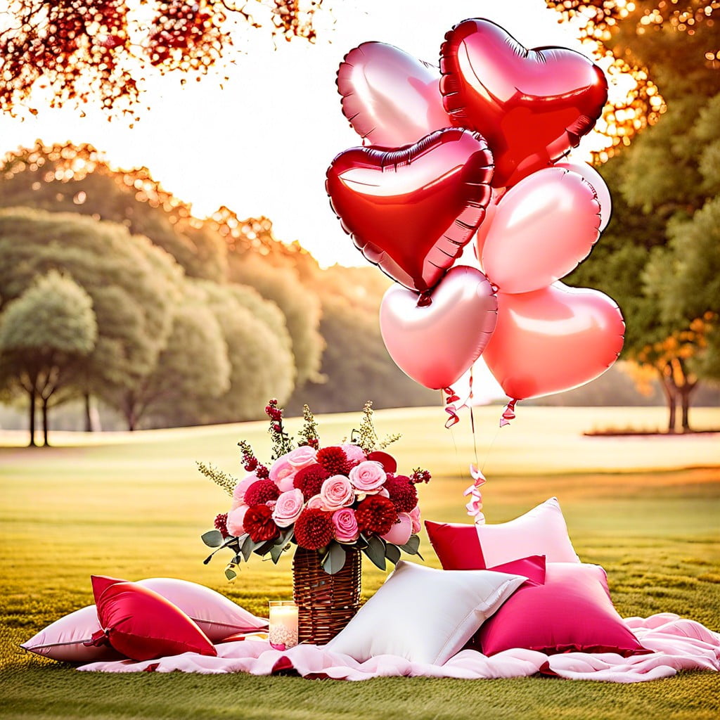 balloon bouquets for romantic gestures