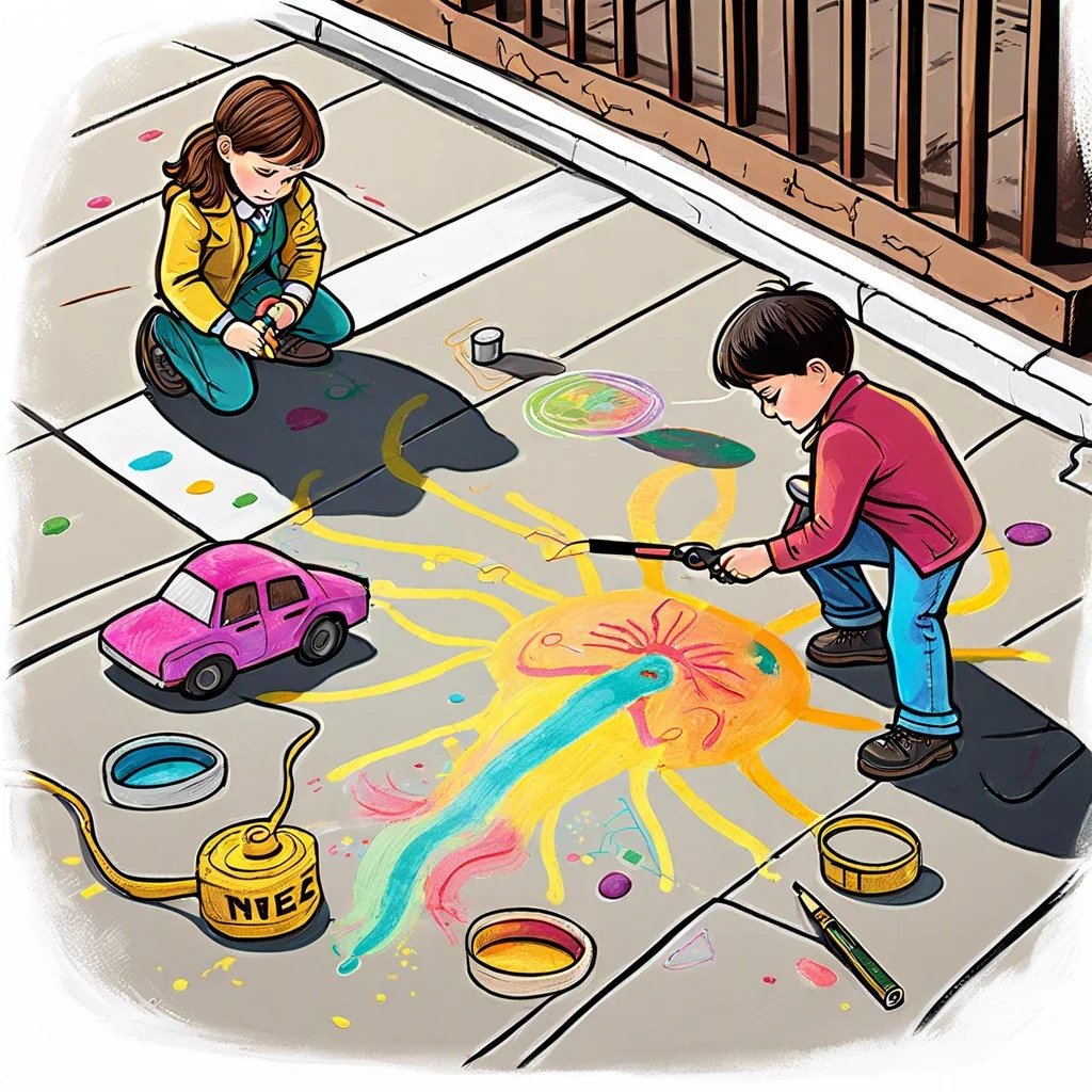 chalk art crime scene investigation
