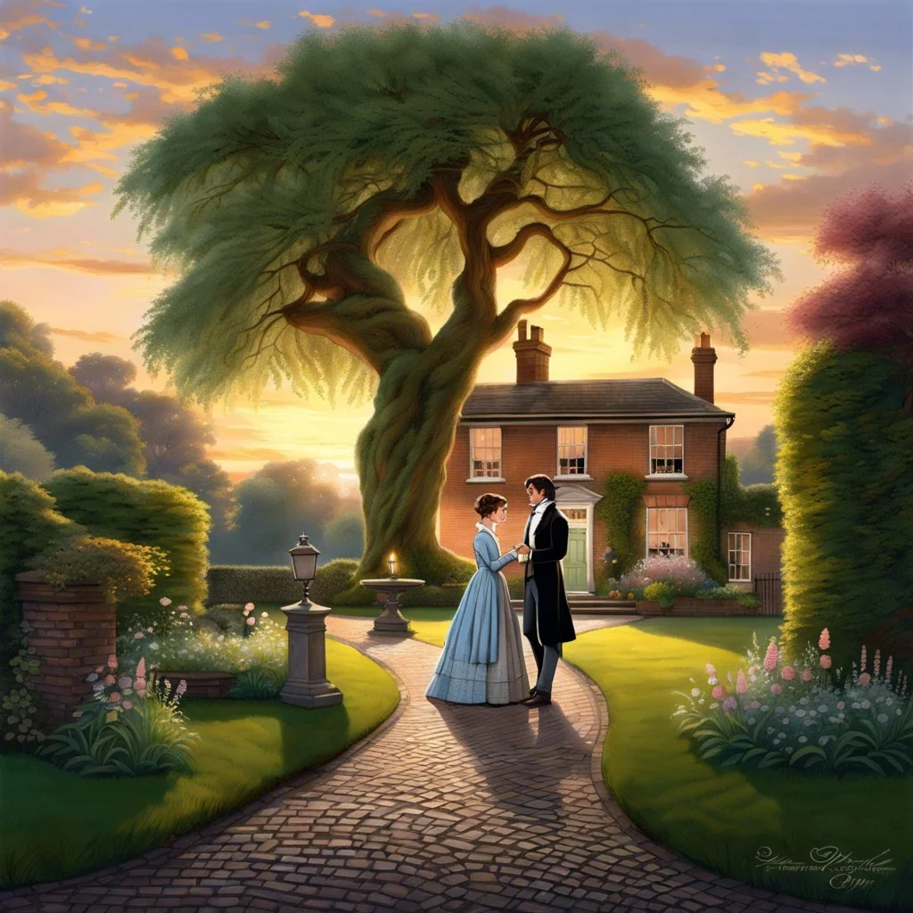 classic literature chalk scenes