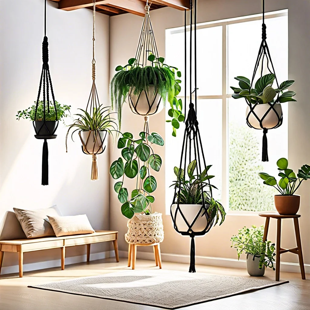 craft a diy macrame plant hanger corner