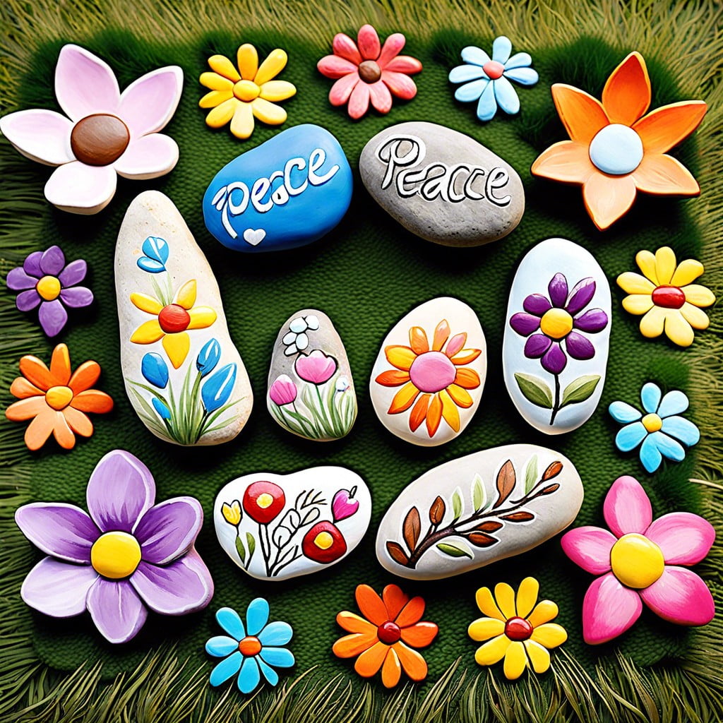 custom painted rocks with inspirational messages