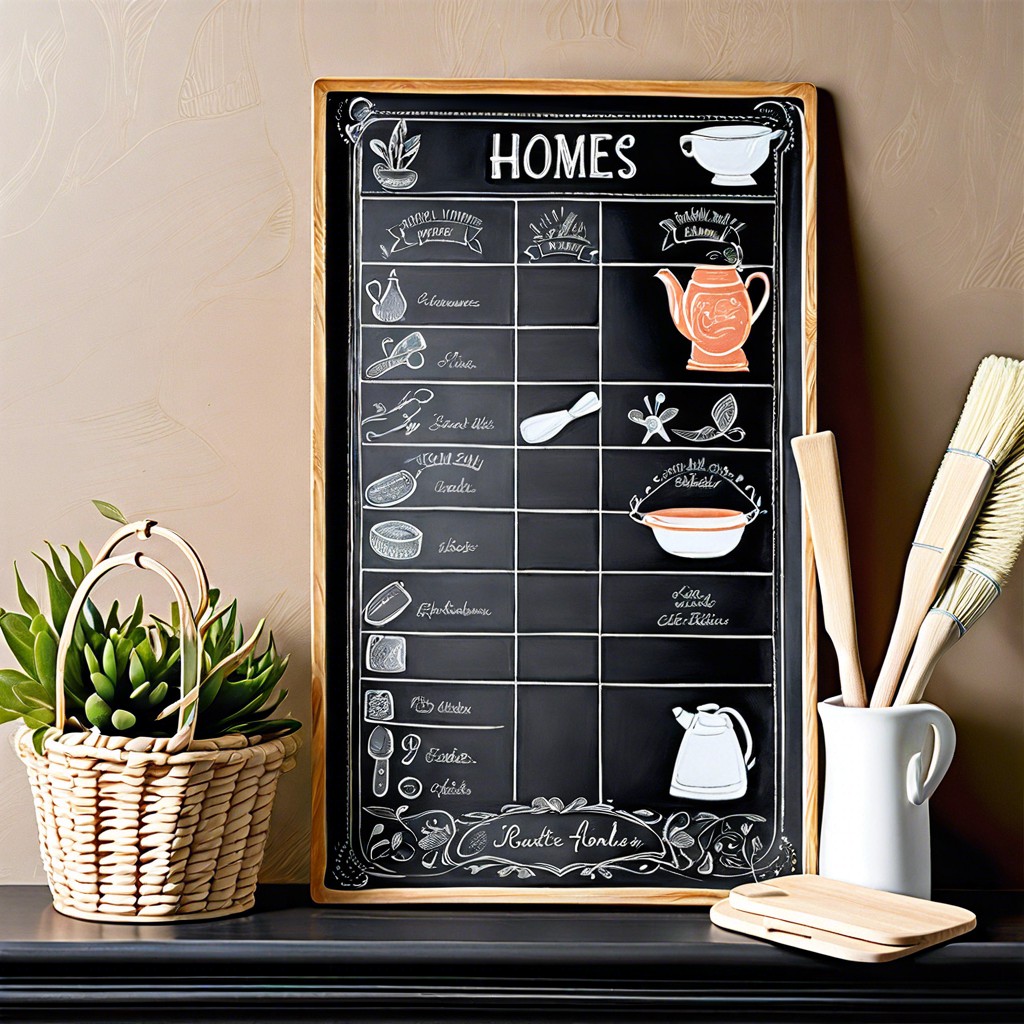 customizable home chore charts