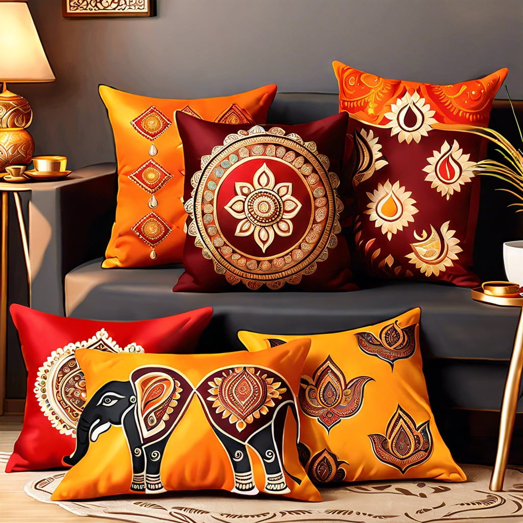 customized diwali cushion covers
