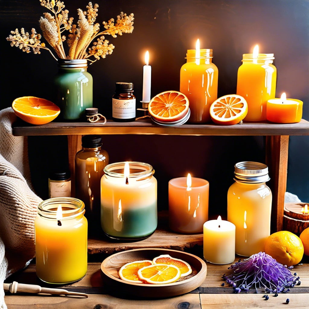 diy scented candle station