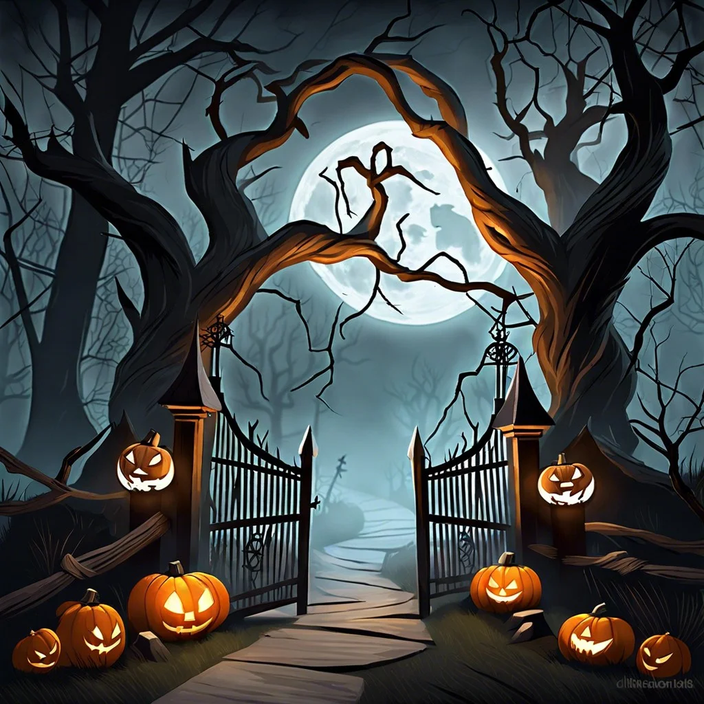 haunted forest pathway