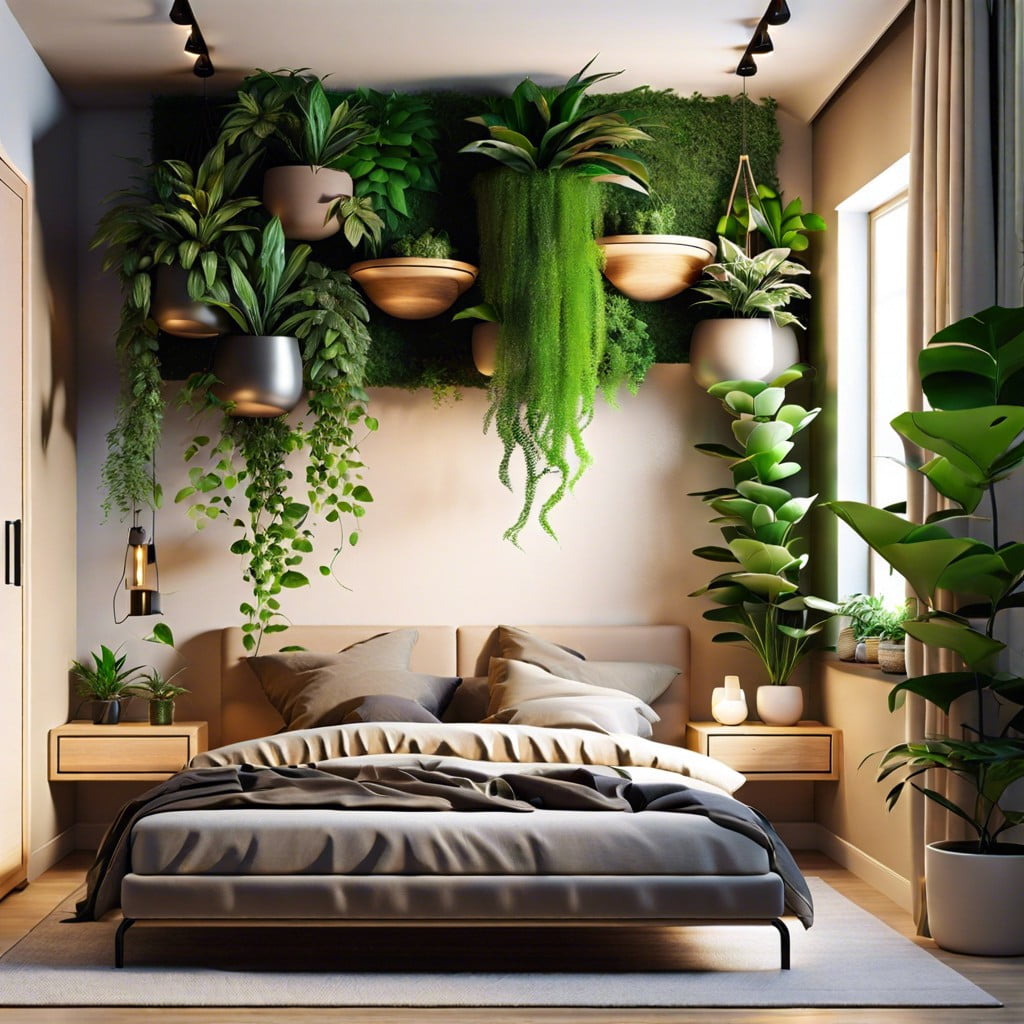 incorporate a living plant wall