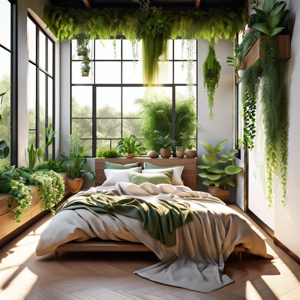 install a vertical garden by the window